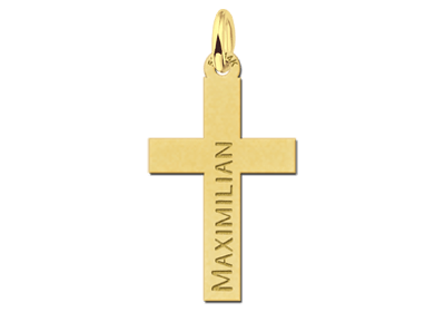 Gouden communie kruisje