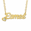Gouden naam ketting model Esmee Gepersonaliseerd