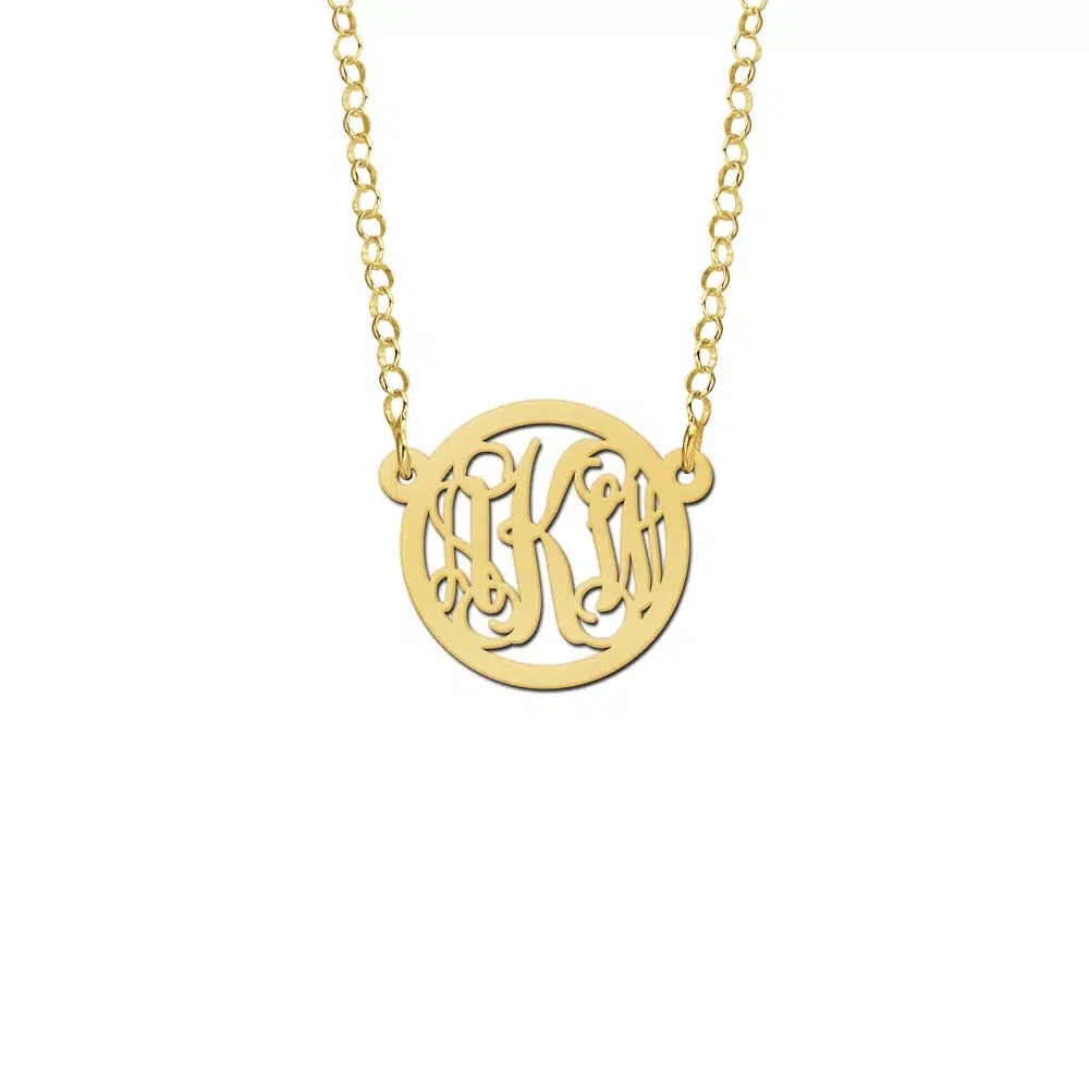 Initialen ketting met je letters